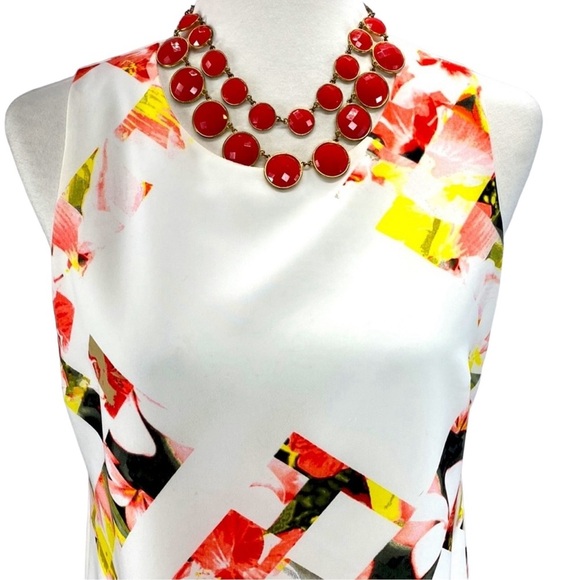 Vince Camuto Broken Snap Shot Floral Dress - Picture 3 of 7